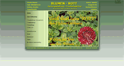 Desktop Screenshot of blumen-rott.at