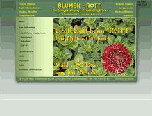 Tablet Screenshot of blumen-rott.at